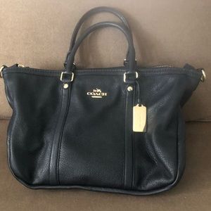 Navy coach bag used one a few times like new
